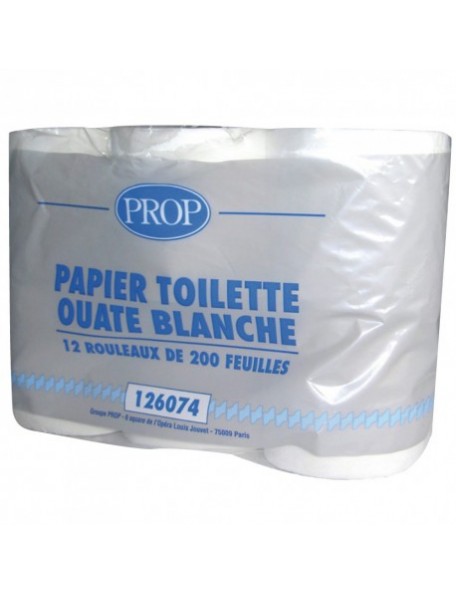 Colis de 12 Rouleaux de Papier Toilette double épaisseur