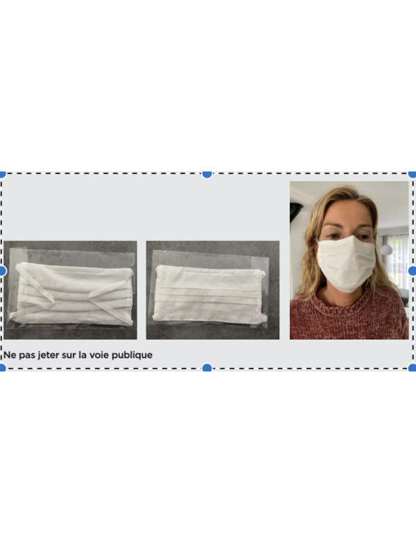 Masque Tissus BIO type AFNOR