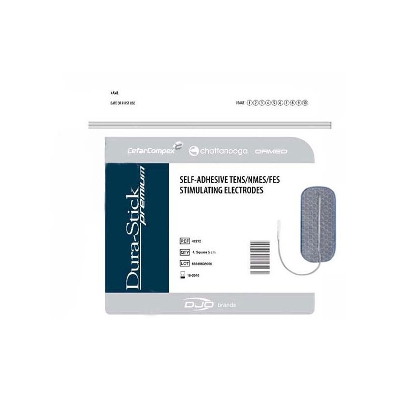 Electrodes 50x90 à fils Durastick Premium (sachet de 4)