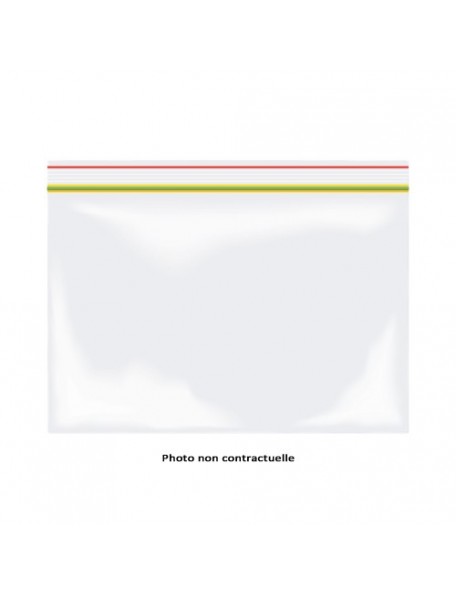 Sachet plastique avec zip lot de 50