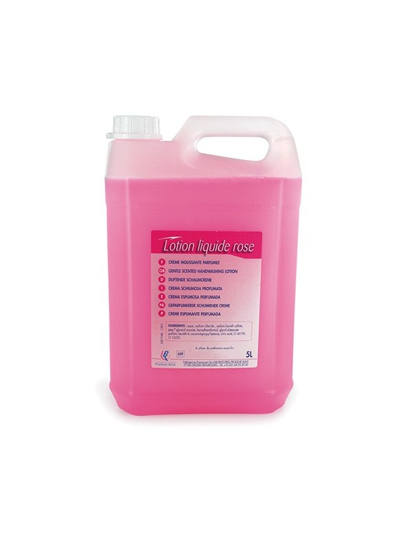 Lotion Moussante Liquide Rose 5L