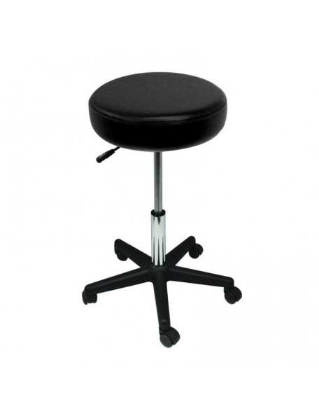 Tabouret Assise Cousue Eco Noir