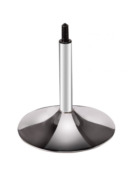 Tabouret Assise Tendue Eco Noir Sur Socle