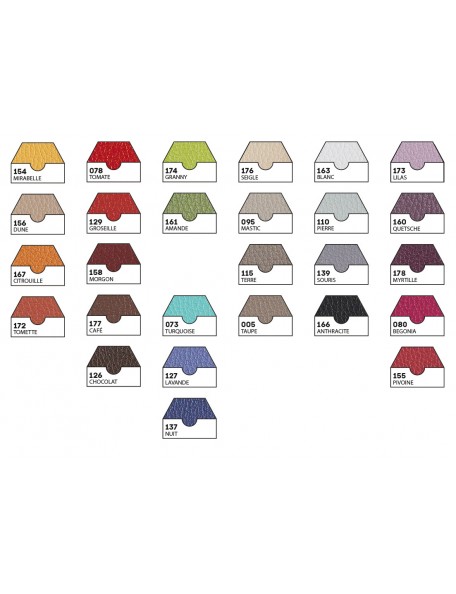 Tabouret Assise Cousue Sur Socle