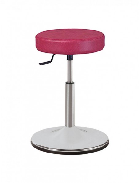 Tabouret Assise Cousue Sur Socle
