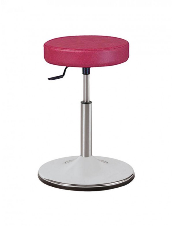 Tabouret Assise Cousue Sur Socle